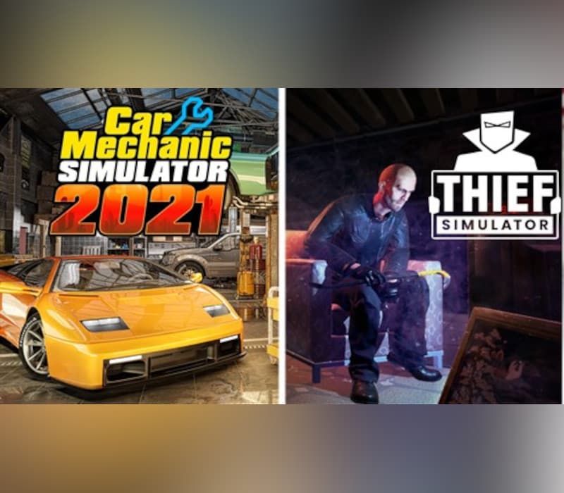 Car Mechanic Simulator 2021 & Thief Simulator cover art