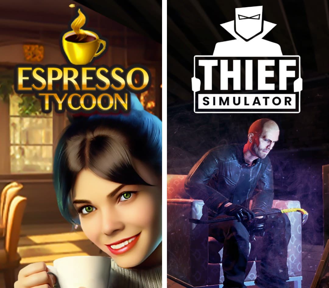 Espresso Tycoon & Thief Simulator  cover art