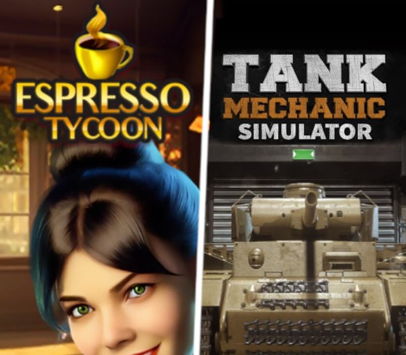 Espresso Tycoon & Tank Mechanic Simulator cover art