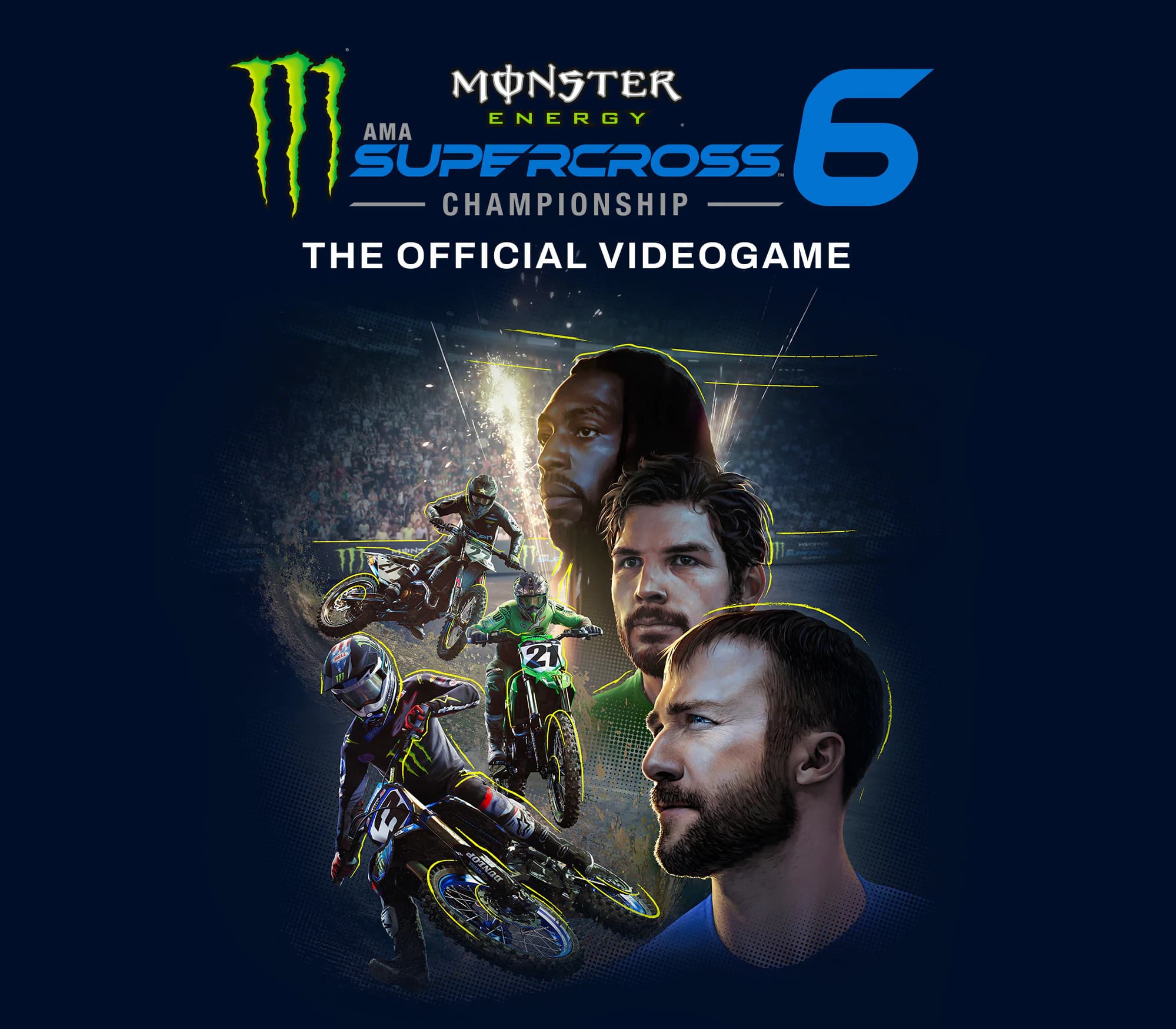 Monster Energy Supercross 6 - The Official Videogame cover art