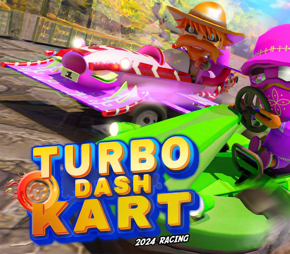 Turbo Dash Kart 2024 Racing cover art