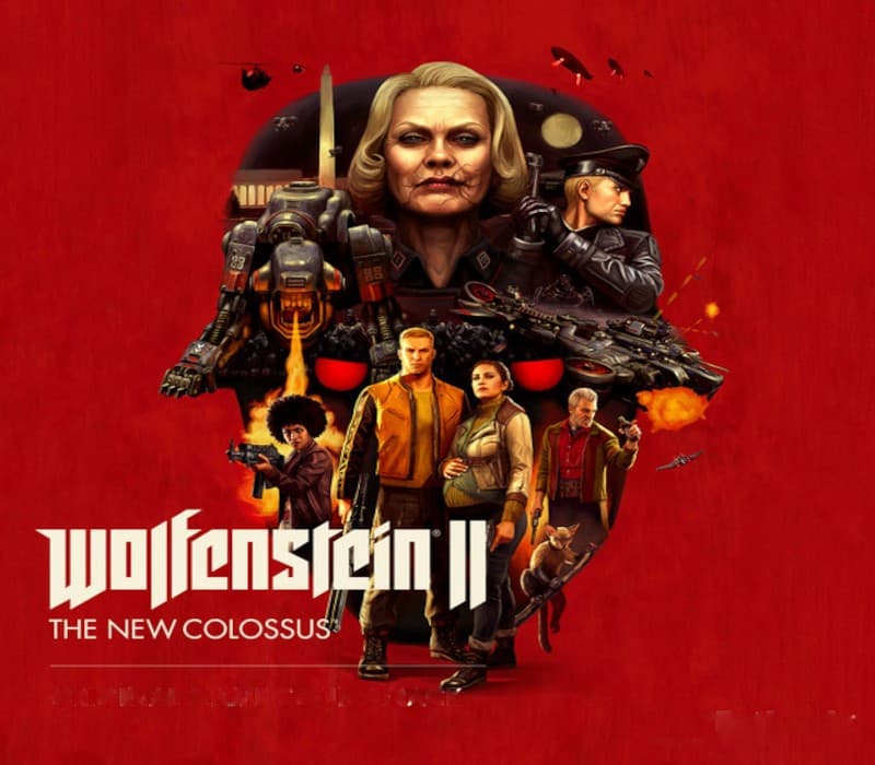 Wolfenstein II: The New Colossus cover art