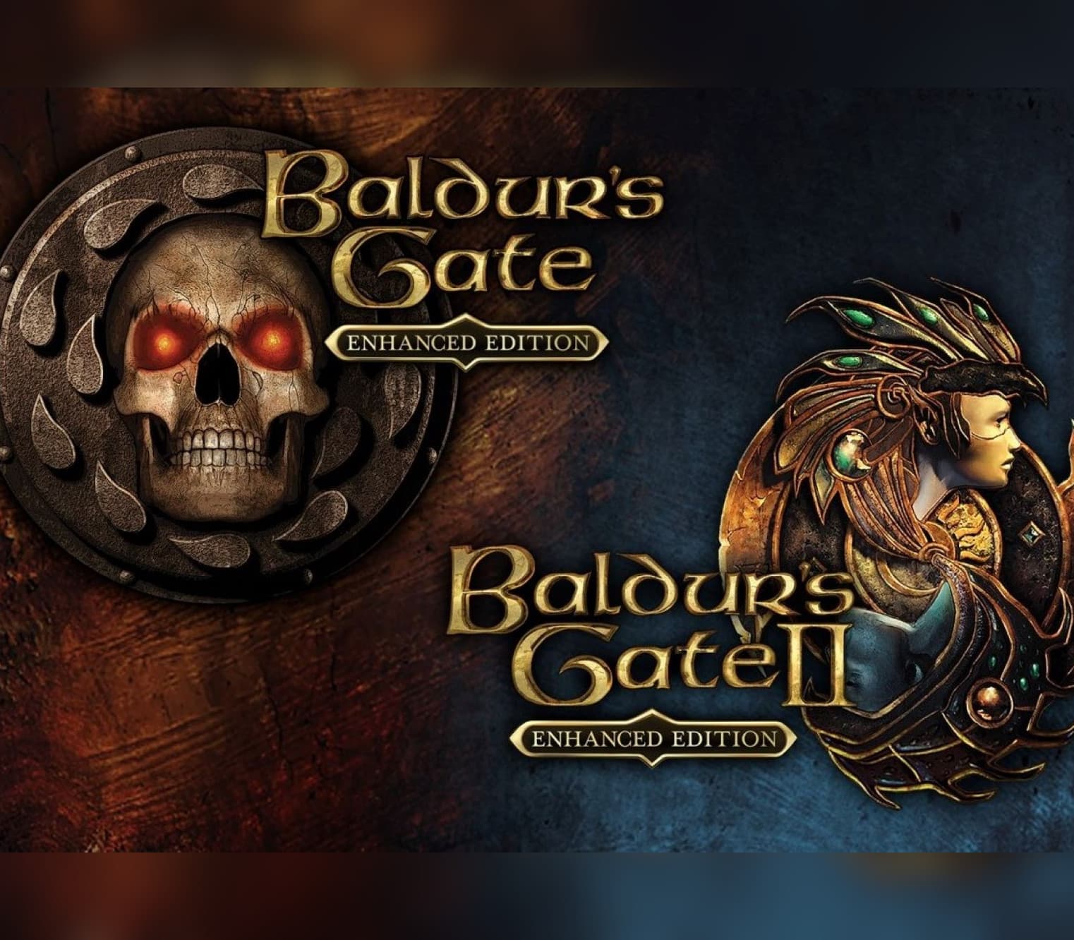 Baldur's Gate and Baldur's Gate II cover art