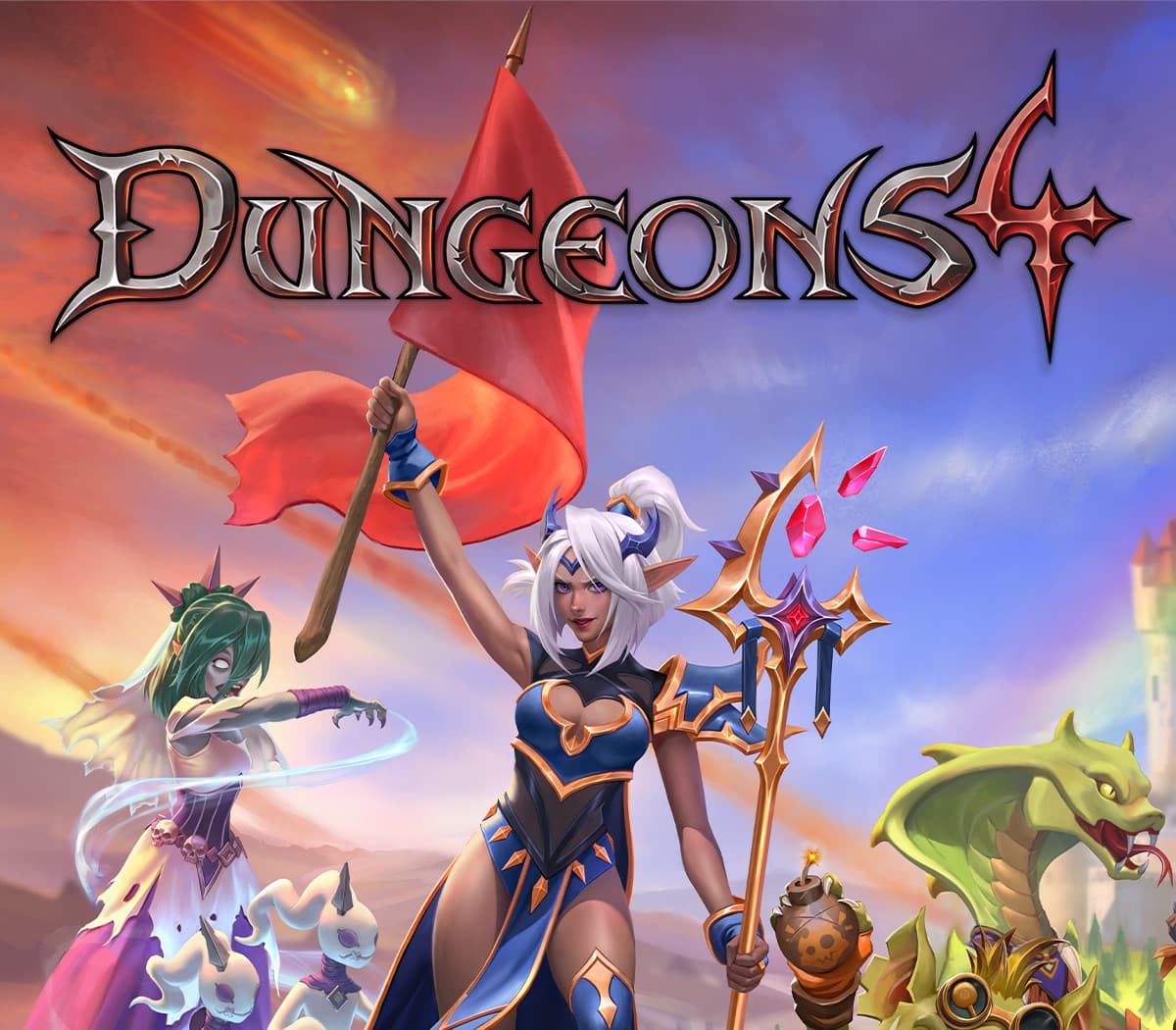 Dungeons 4 cover art