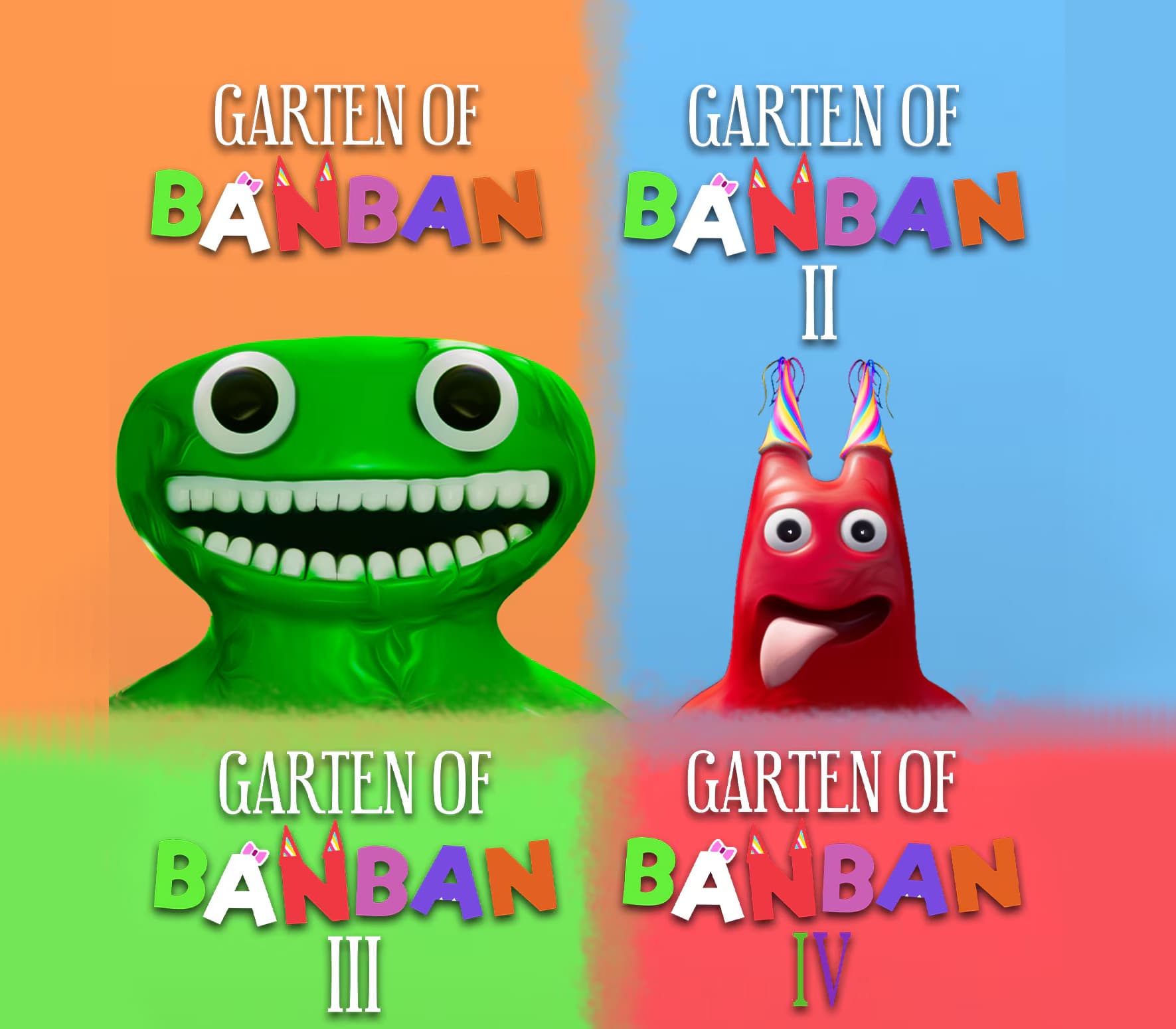 Garten of Banban Bundle: 1 + 2 + 3 + 4 cover art