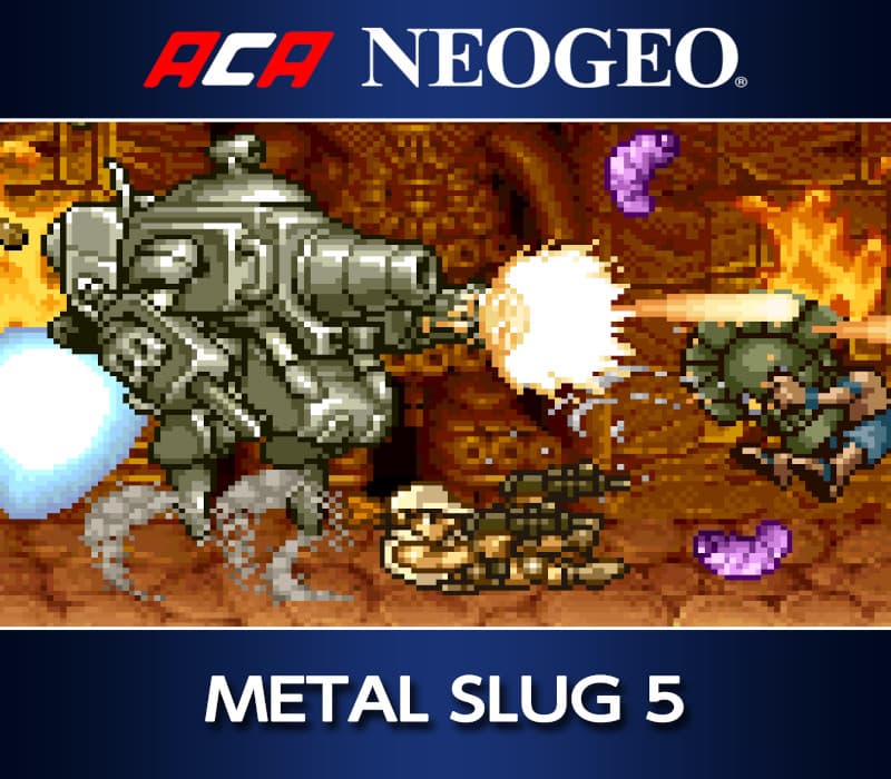 ACA NEOGEO METAL SLUG 5 cover art