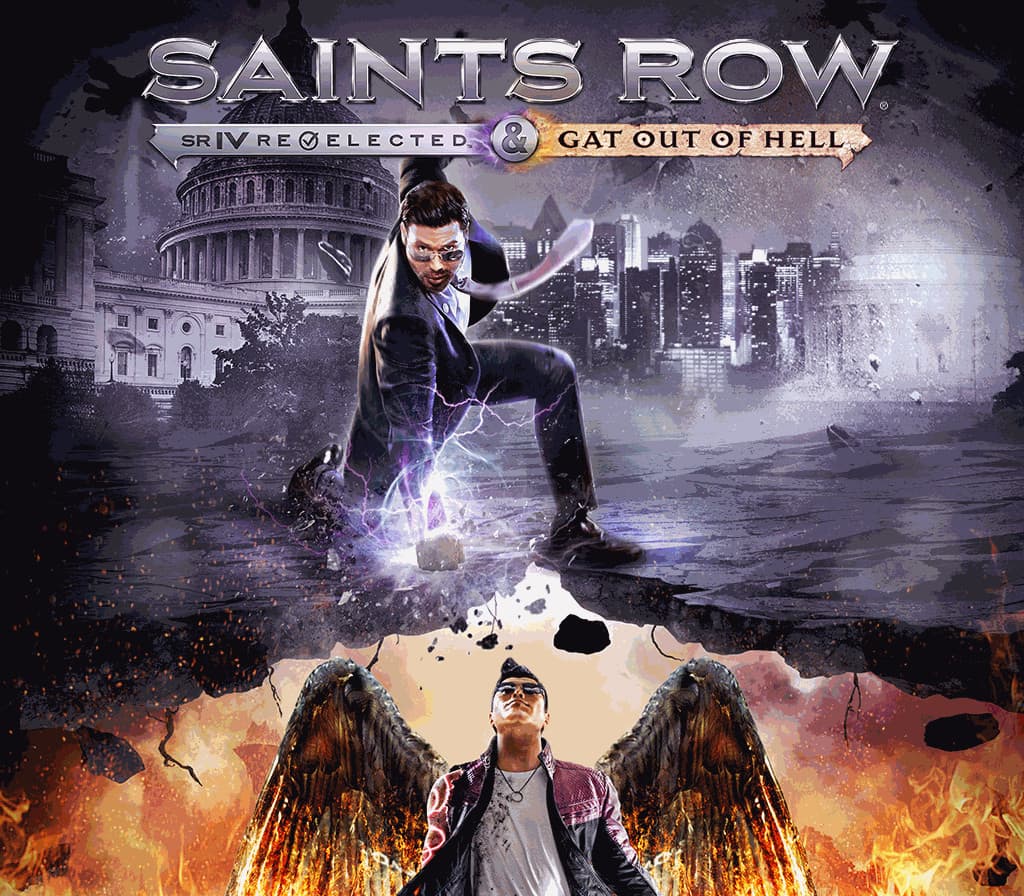 Saints Row IV: Re-Elected + Gat out of Hell cover art
