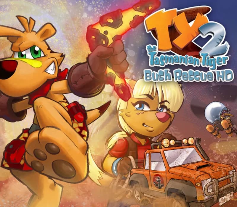 TY the Tasmanian Tiger 2: Bush Rescue HD cover art