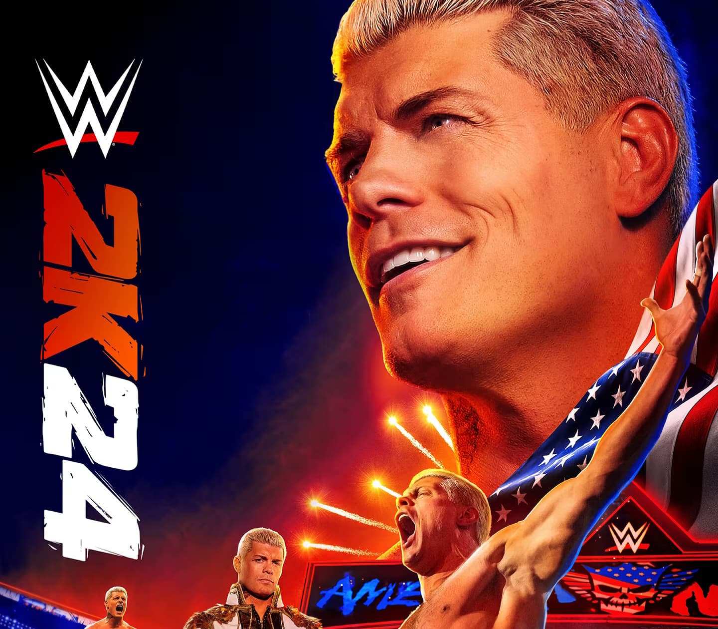 WWE 2K24 cover art