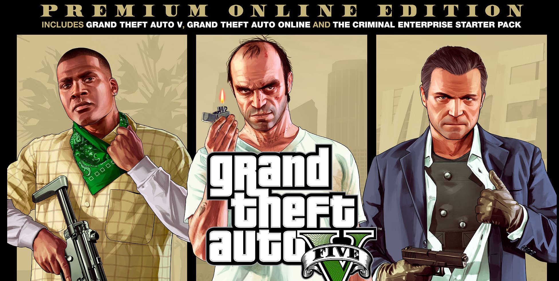 Grand Theft Auto V cover art