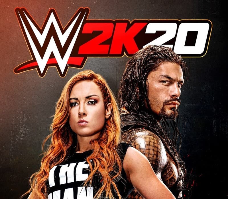 WWE 2K20 cover art