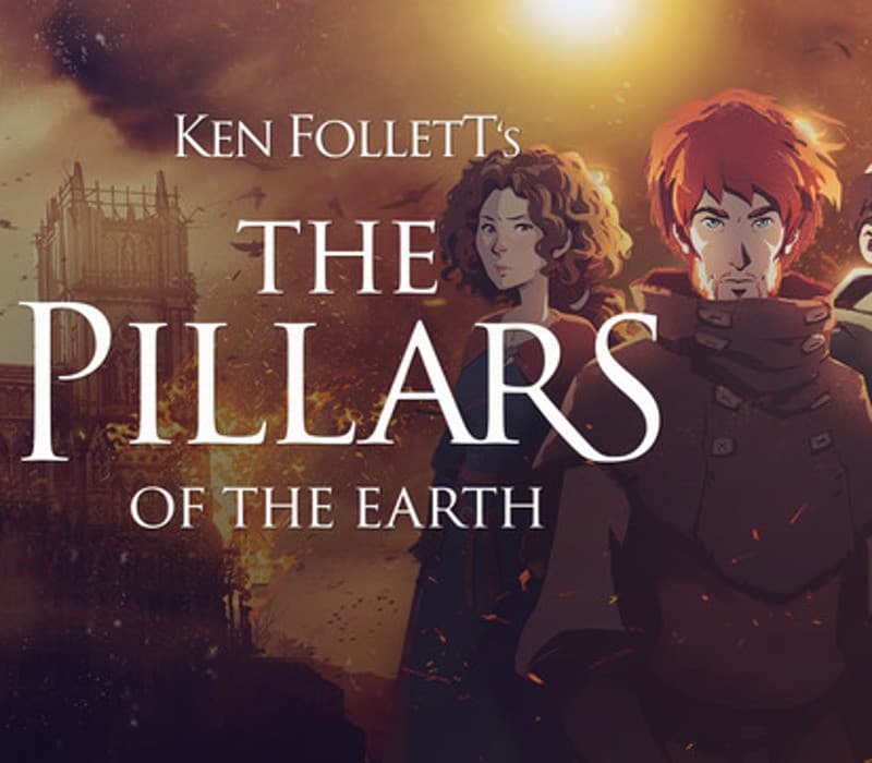 Ken Follett's The Pillars of the Earth cover art