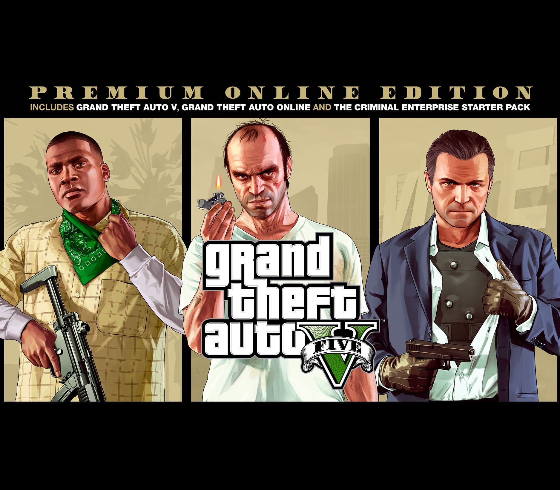 Grand Theft Auto V cover art