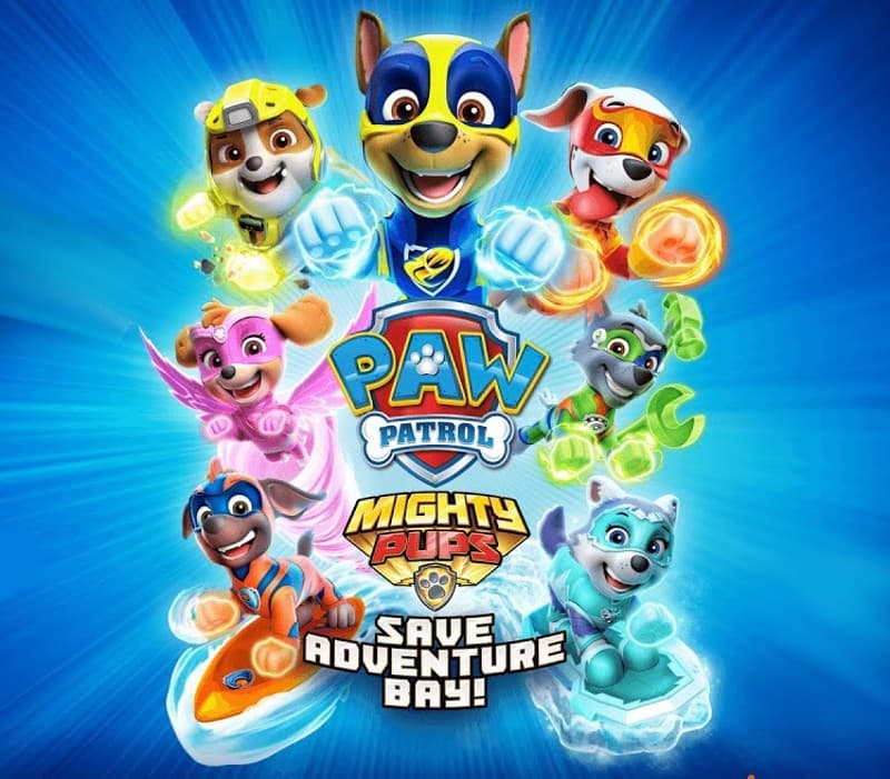 PAW Patrol Mighty Pups Save Adventure Bay cover art