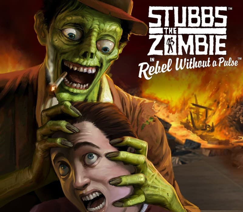 Stubbs the Zombie in Rebel Without a Pulse cover art