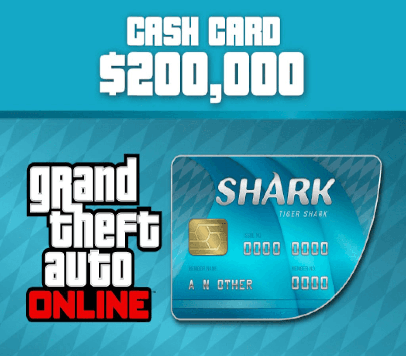 Grand Theft Auto Online - $250,000 Tiger Shark Cash Card cover art