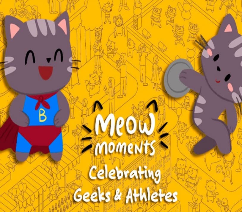 Meow Moments: Celebrating Geeks & Athletes cover art