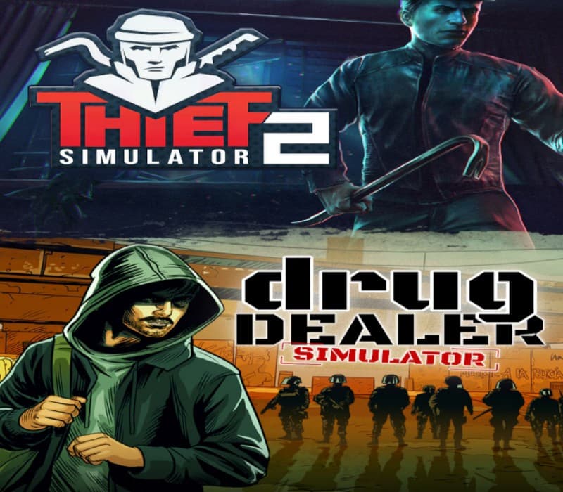 Outlaw Bundle: Thief Simulator 2 x Drug Dealer Simulator cover art