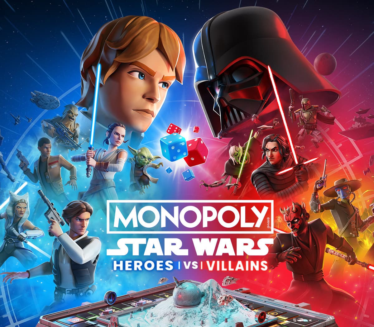 Monopoly: Star Wars Heroes vs. Villains cover art