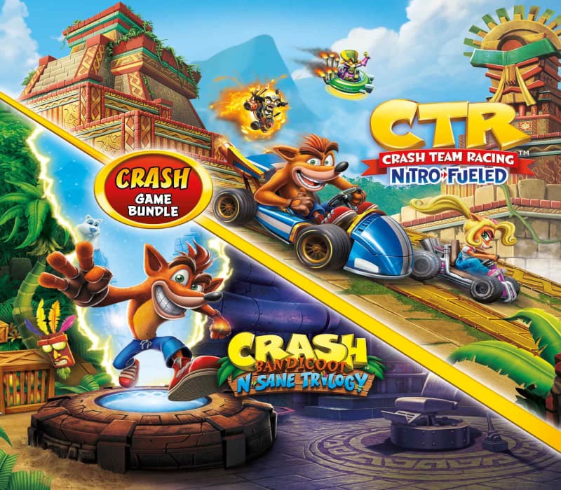 Crash Bandicoot Bundle - N. Sane Trilogy + CTR Nitro-Fueled cover art