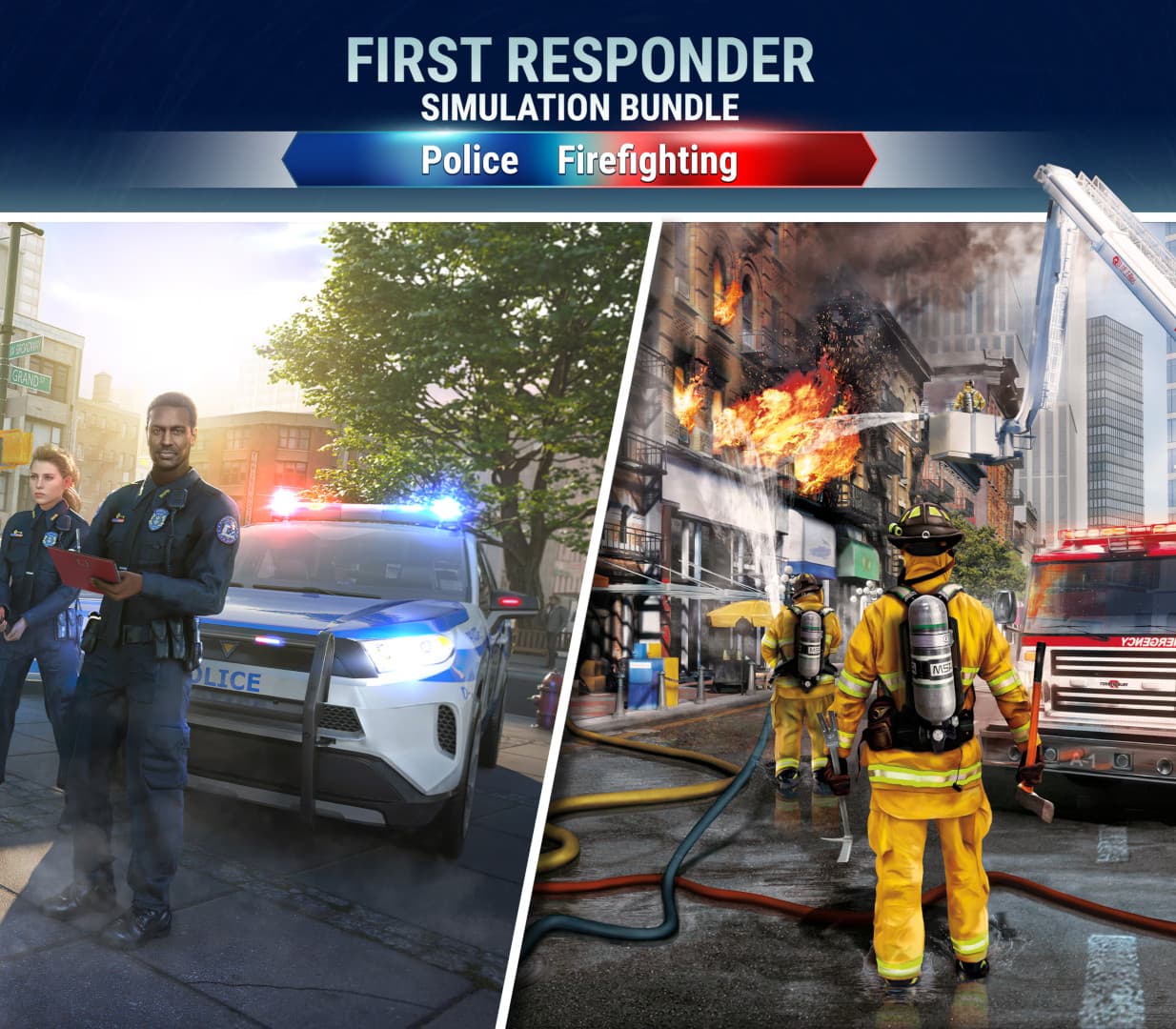 First Responder Simulation Bundle: Police Firefighting cover art