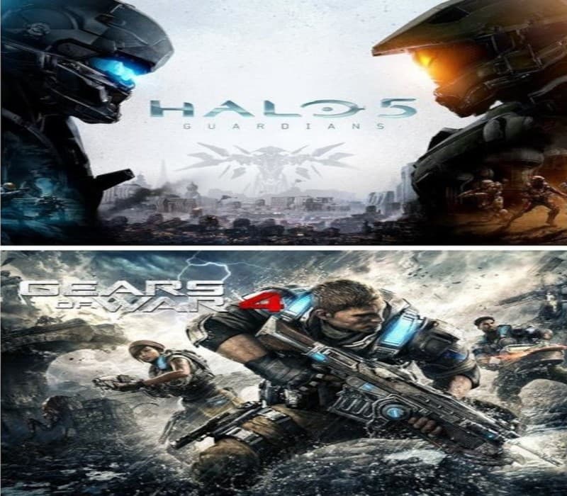 Gears of War 4 and Halo 5: Guardians Bundle cover art