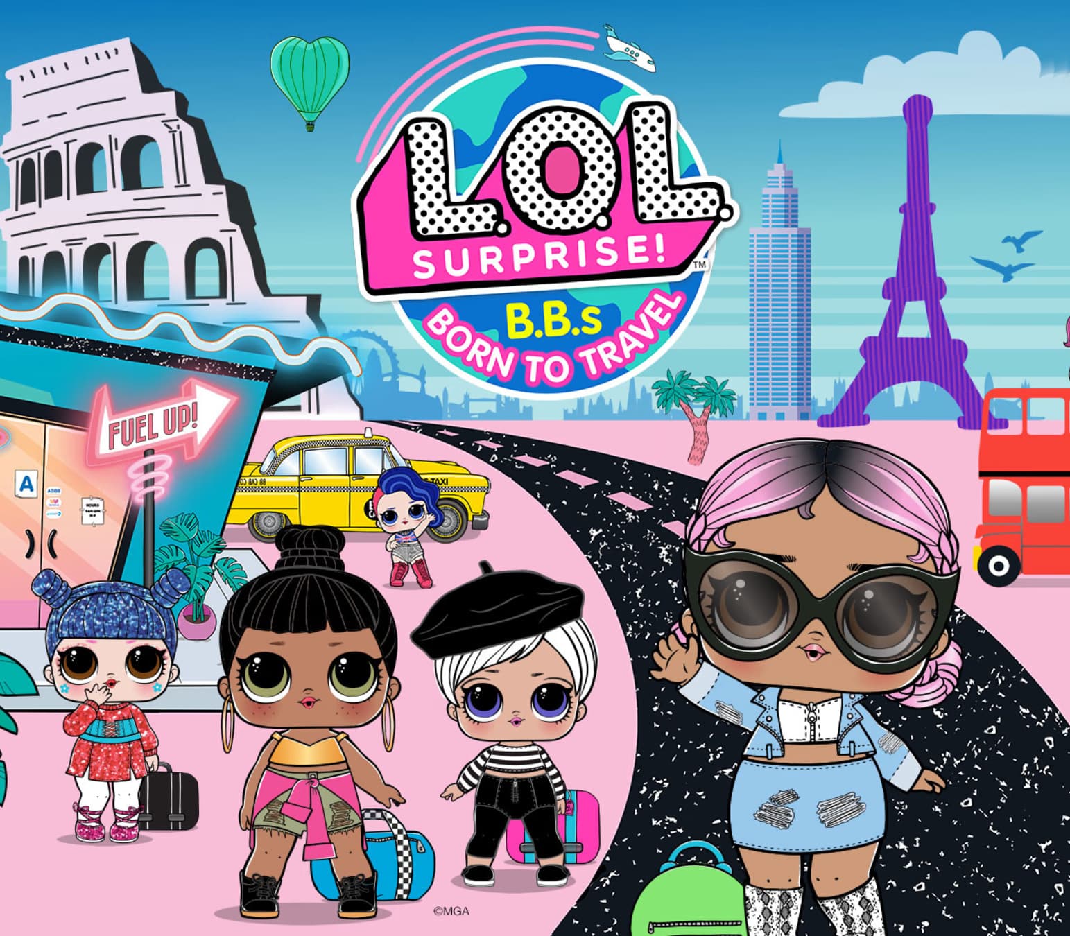 L.O.L. Surprise! B.B.s BORN TO TRAVEL cover art