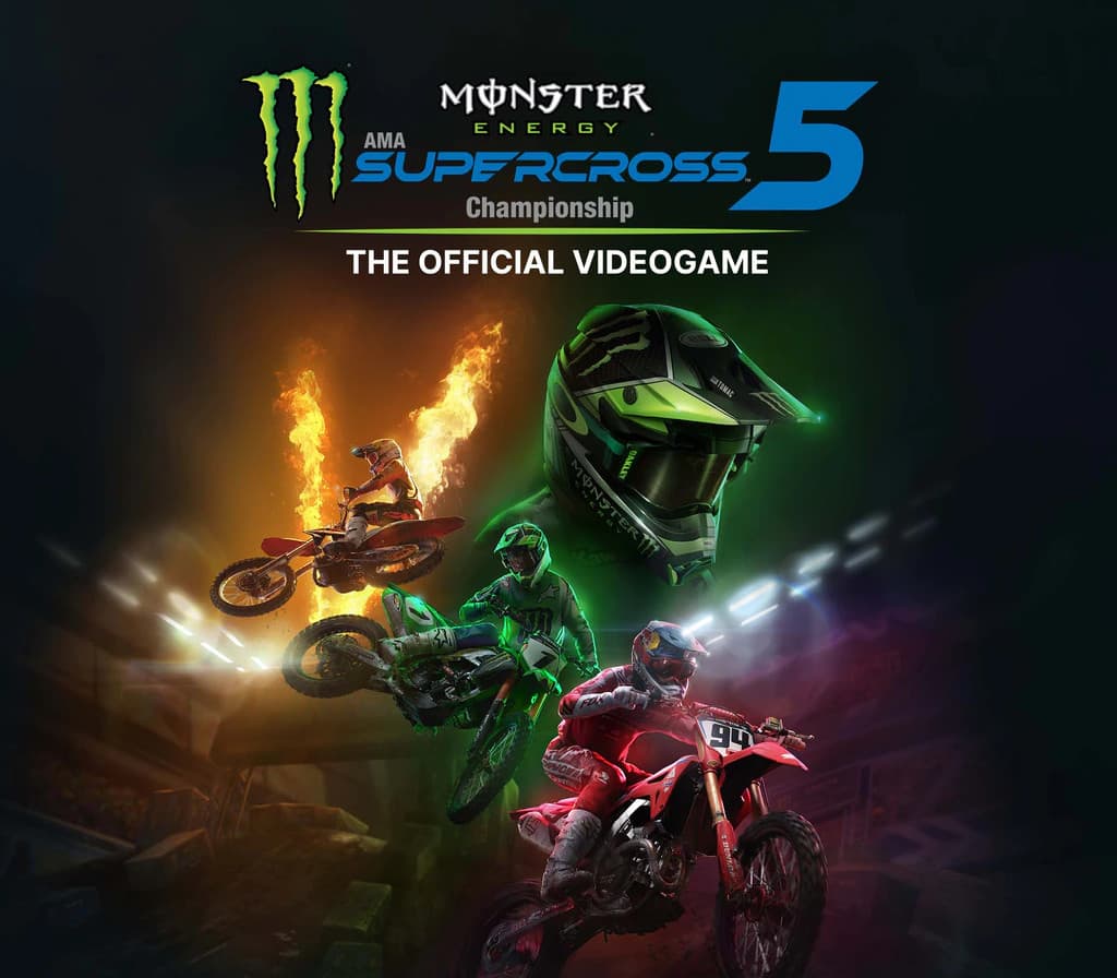 Monster Energy Supercross 5 - The Official Videogame cover art