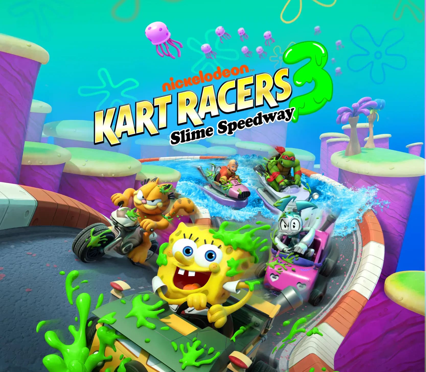 Nickelodeon Kart Racers 3: Slime Speedway cover art