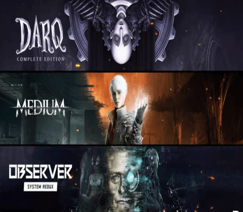 The Medium + Observer: System Redux + DARQ: Complete Edition - Bundle cover art