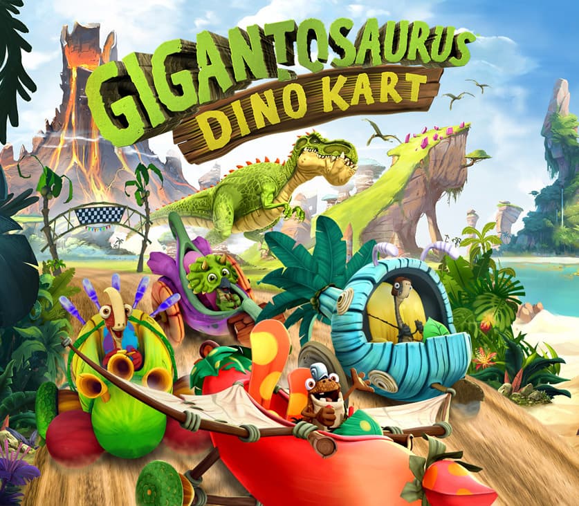 Gigantosaurus: Dino Kart cover art
